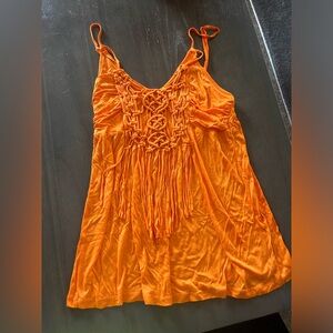 Daytrip orange tank top.